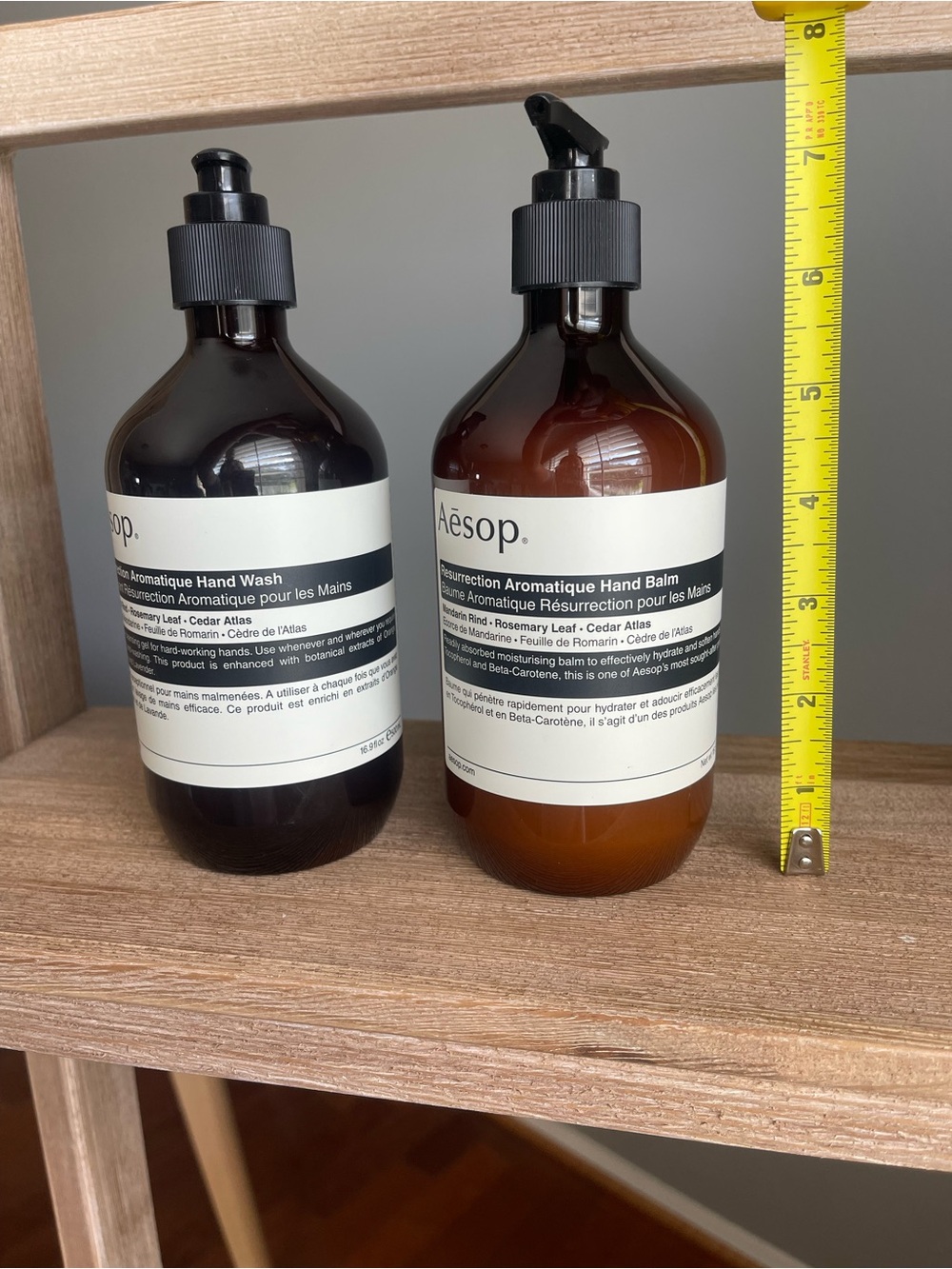 Aesop Resurrection Hand Wash & Balm Set | Citrus & Woody Duo NEW 16.9 Oz Luxury - Picture 10 of 10